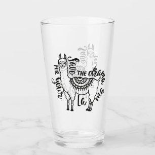 Verre Sauvez le drame pour votre lama