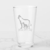 Verre Sauvez les lions (Dos)