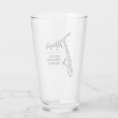 Verre saxophone (Dos)