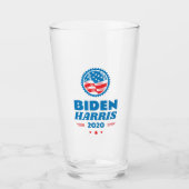 Verre Sceau du drapeau Biden Harris 2020 (Devant)