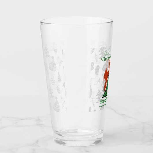 Verre Scène de Noël (Droite)