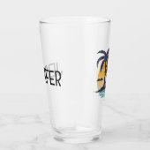 Verre Scène estivale tropicale (Droite)