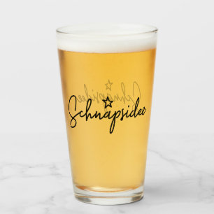 Verre Schnapsidee, Mot allemand, Idée booze, Allemand