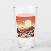 Verre Sciage de paysage SF Mars 2 (Dos)