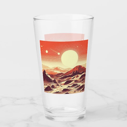 Verre Sciage de paysage SF Mars 2 (Devant)
