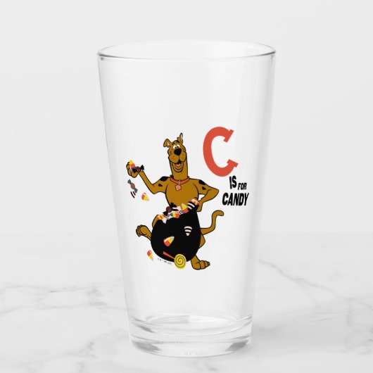 Verre Scooby-Doo | C est pour Candy (Devant)