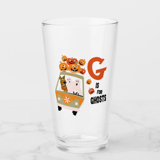 Verre Scooby-Doo | G est pour Ghosts (Devant)