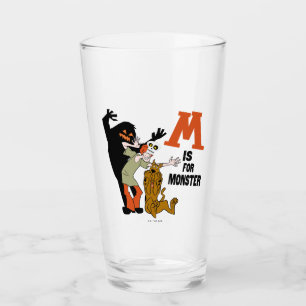 Verre Scooby-Doo   M est pour Monster