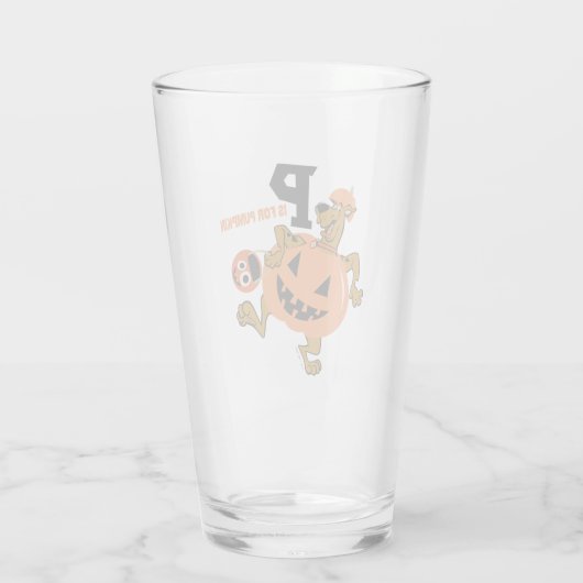 Verre Scooby-Doo | P est pour le Citrouille (Dos)