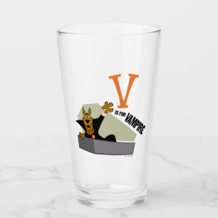 Verre Scooby-Doo   V est pour Vampire