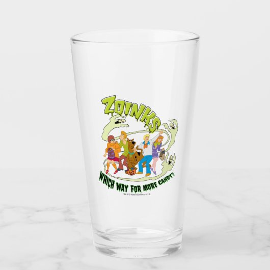 Verre Scooby Which Way for More Candy ? (Devant)