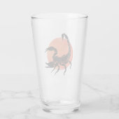 Verre Scorpio, signe zodiaque (Dos)