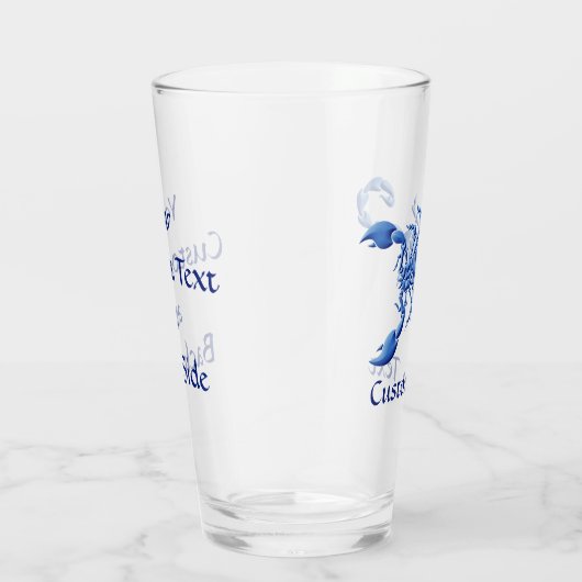 Verre Scorpion bleu (Droite)