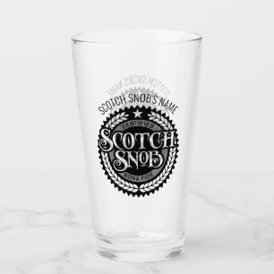 Verre Scotch Snob - drôle de buveur de whiskey
