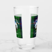 Verre Scottish Sutherland Clan Castle Tartan Glass Cup (Gauche)