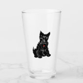 Verre Scottish terrier (Devant)