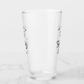 Verre Script moderne Bienvenue Nom de famille Date Est (Gauche)