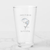 Verre "Se désaltérer en riant... - Bière de pêche (Dos)