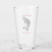 Verre Se désaltérer en rires... - Bière de pêche (Dos)