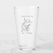 Verre Se désaltérer en rires... - Bière de pêche (Dos)