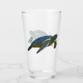 Verre Sea turtle cartoon (Dos)
