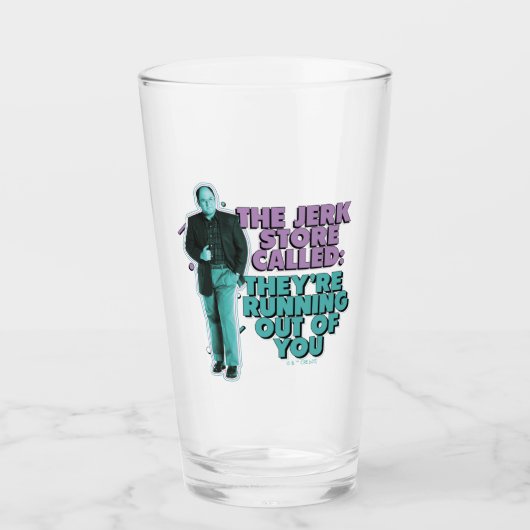 Verre Seinfeld | George Costanza "The Jerk Store Called" (Devant)
