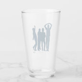 Verre Seinfeld | Graphique de silhouette de groupe (Dos)