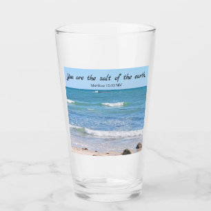Verre Sel de la Terre Photo d'Ocean Bible Verse