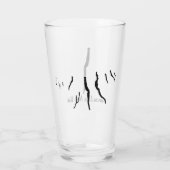 Verre Seneca Lake, NY Boisson Glass (Dos)