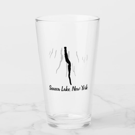 Verre Seneca Lake, NY Boisson Glass (Devant)