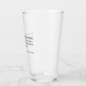Verre Sense And Sensibility Quote I (Gauche)