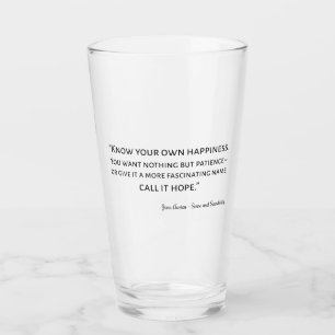 Verre Sense And Sensibility Quote I