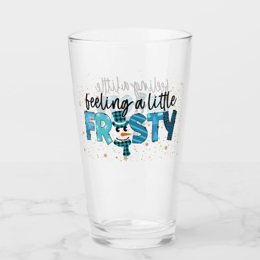 Verre Sentir Une Personnaliser Un Peu Froide (Devant)