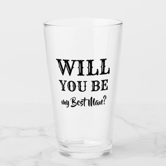 Verre Seras-tu ma meilleure proposition (Devant)