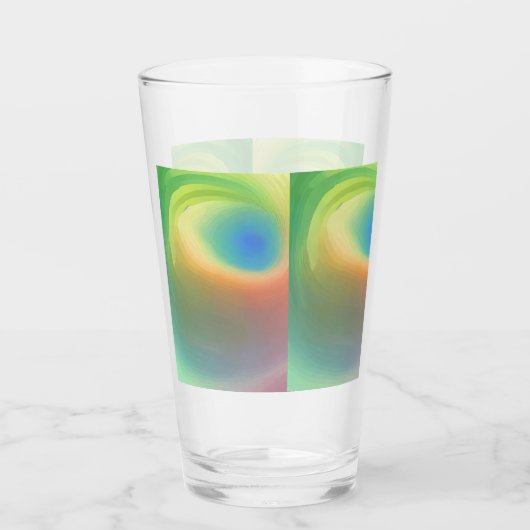 Verre Serenity in Green : Light Shades Glass Cup" ? (Devant)