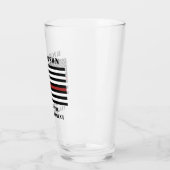 Verre Service d'incendie de la ligne rouge mince (Gauche)