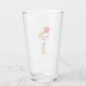 Verre "S'est écrasé. Resté pour le café" café Alien (Dos)