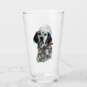 Verre Setter anglais (Devant)