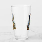 Verre Setter anglais avec faisans, art   (Gauche)