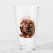 Verre Setter irlandais (Devant)