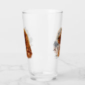 Verre Setter irlandais avec faisan (Gauche)