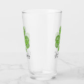 Verre Shamrock celte Sainte Vert Saint Patrick (Droite)