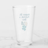 Verre Shamrock Clover Irish Joyeux St Patrick`s Day (Dos)