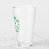 Verre Shamrock de canard Happy Go Lucky St Patrick's Day (Gauche)