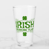 Verre Shamrock de l'équipe de boisson irlandaise (Devant)