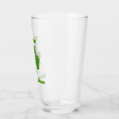 Verre Shamrock de l'équipe de boisson irlandaise Clover  (Gauche)