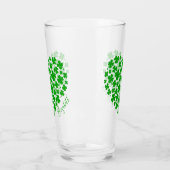 Verre Shamrock Feuille Clover vert Coeur St Patrick's Da (Gauche)
