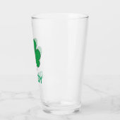 Verre Shamrock Green Clover Irlande Celtic Irish Nom (Gauche)