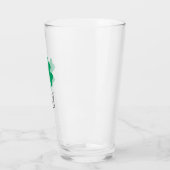 Verre Shamrock irlandais Leaf St Patrick's Day Monogramm (Gauche)