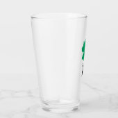 Verre Shamrock irlandais Leaf St Patrick's Day Monogramm (Droite)